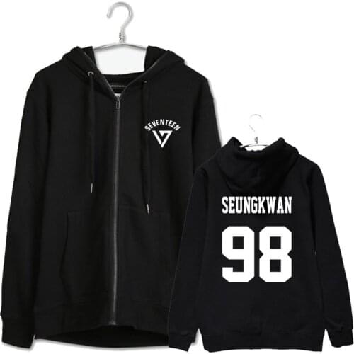 KPOP Seventeen Regular 3 Album An Ode Fear Spring Autumn Zipper Hoodies Keep Spinning The8 WOOZI MINGYU S.COUPS JOSHUA HOSHI