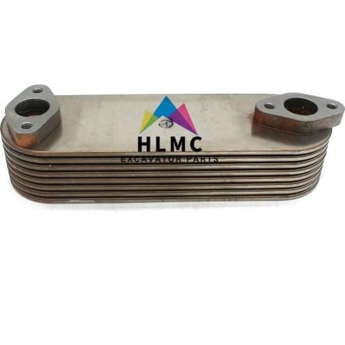 Diesel Engine Parts D1146 DE08 8P Oil Cooler Core For Excavator