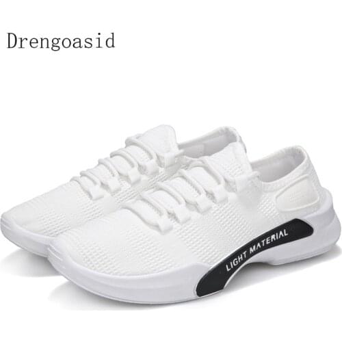 2019 Summer New Men Casual Shoes Men Sneakers Men Shoes Male Mesh Flats Loafers Slip On Big Size Breathable Walking Sneakers