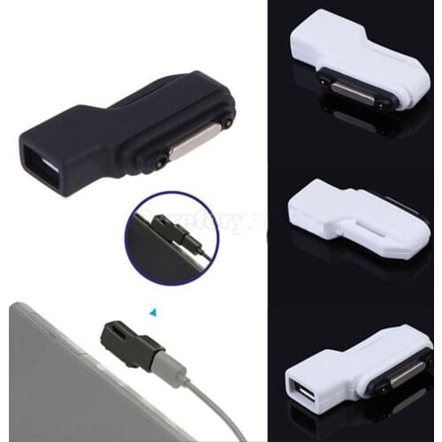 Mini Micro USB To Charger Charging Adapter For Sony Xperia Z1 Z2 Z3 High Performance Micro USB To Magnetic Magnet Charger