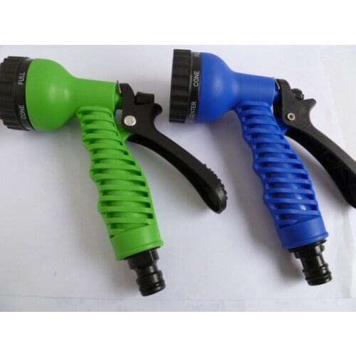 ABS plastic cleaning gun seven function garden water gun washing car washing tools telescopic water pipes