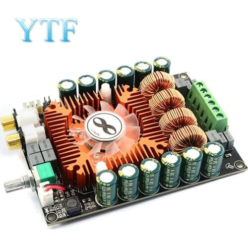 TDA7498E high power digital power amplifier board 2.0 HIFI stereo 160W*2 support BTL220W DC12V-36V