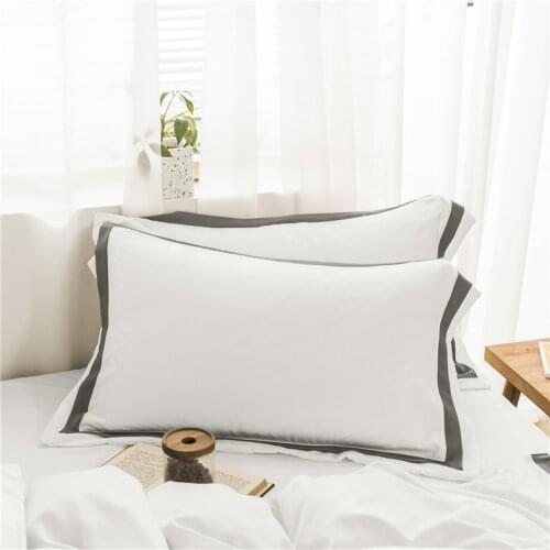 Luxury Home Hotel Pillowcases Pillow Cover White Grey Blue Pink Green Pillow Case Cover Sham Pillows Bed Cloth