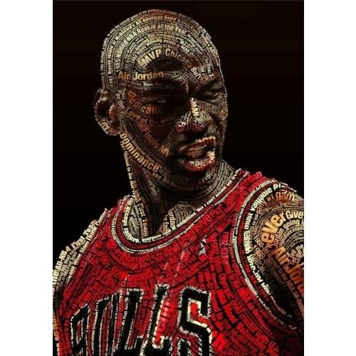 Michael Jordan Art Film Print Silk Poster Home Wall Decor 24x36inch