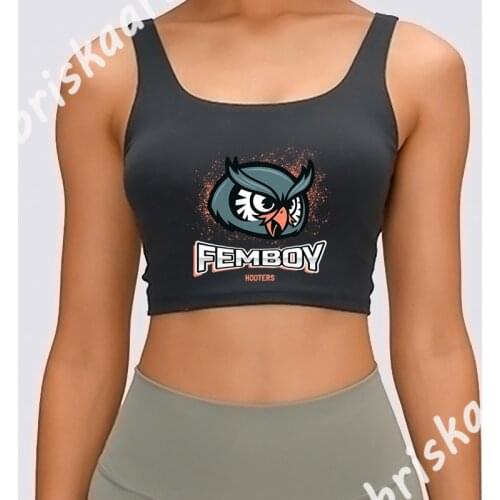 Femboy Hooters Clothing Mean Owl Graphic Tank Top Spring Gents Euro Size S-4xl Novelty Cute Tops Tees For Women Printing Vest