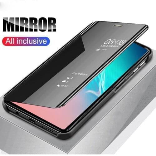 Smart Flip Phone Case For Samsung Galaxy S10 Plus Hard Back Cover For Samsung S10e S 10 Plus 10S S10Plus Shell Mobile Protection
