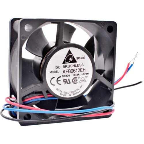 Brand new original AFB0612EH-BF00 6cm 6025 60x60x25mm 60mm fan DC12V 0.48A 3-line inverter cooling fan