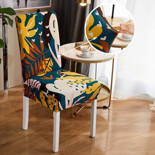 Four Seasons Spandex Chair Cover Removable washable protective cover for Household Living Room Hotel Office Anti-dirty Stool