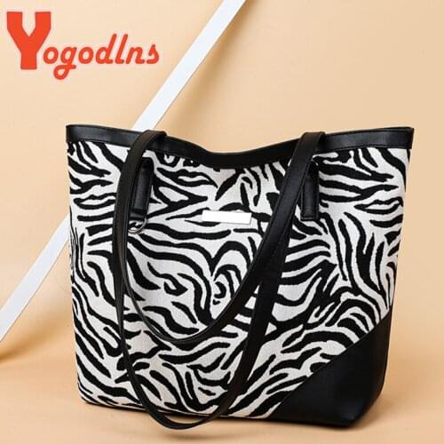 Yogodlns Casual Oxford Shoulder Bag for Women Large Capacity Tote Bag Animals Pattern Top-handle Bag Shopping Purse Handbag sac