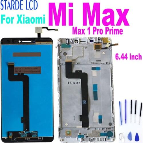 AAA+ 6.44 inch For Xiaomi Mi Max Max 1 Pro Prime LCD Display Touch Screen Digitizer Assembly With Frame