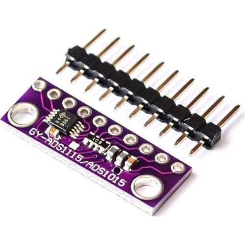 16 Bit I2C ADS1115 ADS1015 Module ADC 4 channel with Pro Gain Amplifier 2.0V to 5.5V for Arduino RPi