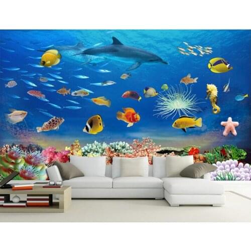 3d wallpaper custom mural non-woven wall stickers ocean wallpaper children room mural background wall wallpaper for walls 3 d