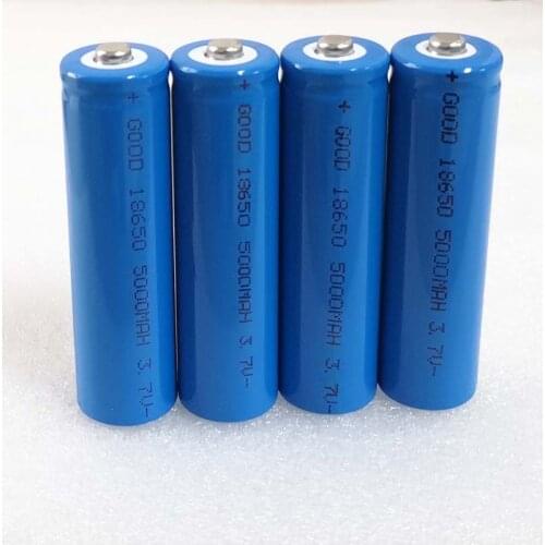 4PCS 5000mah 3.7V 18650 Rechargeable Li-ion Battery Lithium ion cell for phone powerbank speaker flashlight torch