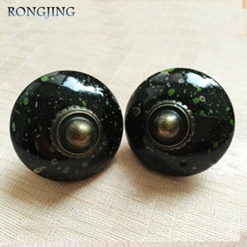 4pcs Kids Plastic Furniture Knobs and Handles Imitation Ceramics Kitchen Cabinet Handles Closet Wardrobe Cupboard Pulls