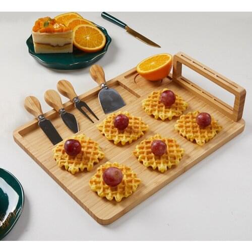 With magnet bamboo cheese board bread board restaurant Japanese style cutting board steak sushi baking chopping board