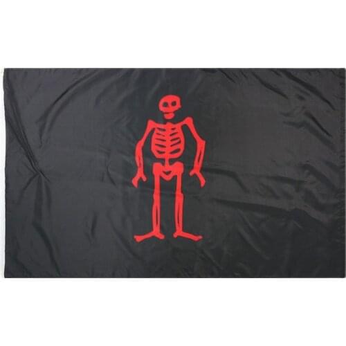 FLAGICTS 3x5 Ft Pirate Ed Low Printed Polyester Flag