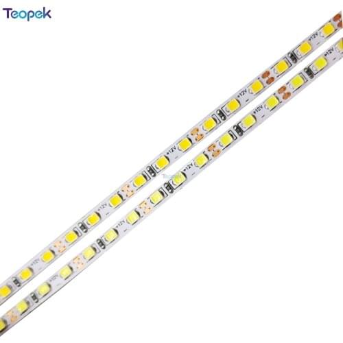 Narrow 3mm Width PCB Super Bright 5M 2025 SMD Flexible LED Strip 12V DC 168led/m IP20 Non-waterproof Cool White Warm White Color