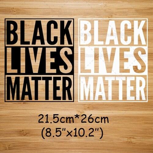 Hot Sale Black Lives Matter Heat Transfer for Clothes BLM Black Civil Rights Iron on Decal Transfers