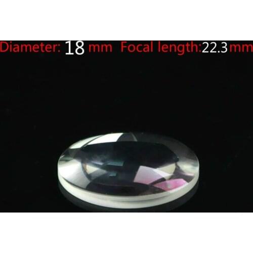 K9 Plano-Convex Lens, Diameter 18mm, Focal Length 22.3mm Optical Lens/optical Element/precision Optical Lens