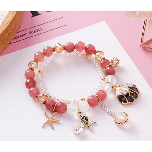 Fashion Beaded Bracelets & Bangles for Women Multilayer Starfish Shell Bracelet Bijoux Boho Strand Charm Pulseras Mujer Jewelry