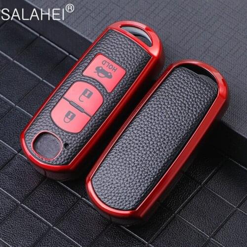 New TPU Key Case for Car Key Cover Protector for Mazda 3/6 Axela Atenza CX-5 Car Interior Accessories Auto Car Keychain Key Ring