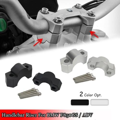 Motorcycle Accessories Handlebar Riser Height Moves Up for BMW F850GS ADV F850 GS Adventure 2018 2019 2020 Handle Bar Raisers