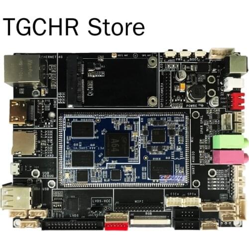 A64 Advertising Machine Industrial Control Digital Sign Merchant Display Arm Motherboard Android Qt Development Board Core Board