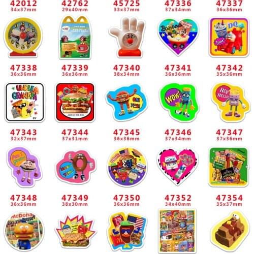 10 pcs Resin Flatback for Hair Bows Planar Resin Crafts Custom Resin for DIY Phone Decorations PR42012