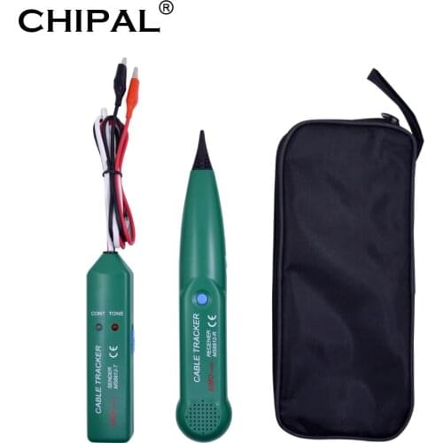 CHIPAL Professional AIMO MS6812 LAN Network Cable Tester Telephone Phone Wire Tracker Tracer for UTP STP Cat5 Cat6 Line Finder