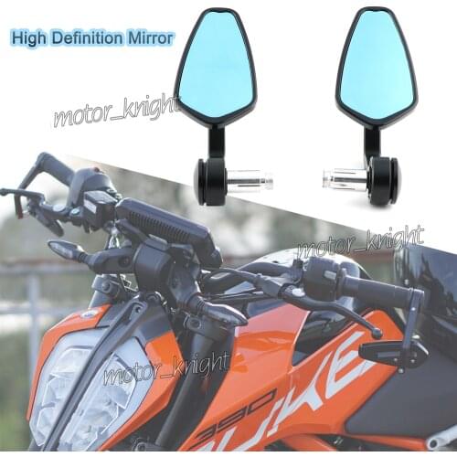 Universal CNC Aluminum Rear View Mirrors Handlebar End Mirror for DUKE390 125 250 790 1290 690 RC390R Super Duke R 2020-2019
