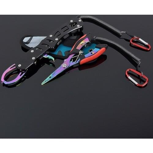 Stainless Steel Unhooking Device Fish Clamp Clip Catch Remover Plier Fishing Hook Tool Fish Tackle Control Fish Pliers