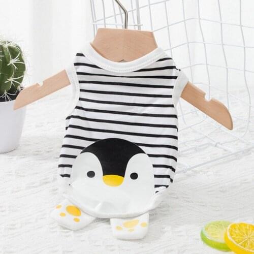 Pet Thin Cute Anti-hair Fall Vest Clothes Pet thin cute anti-hair loss vest clothes Little Yellow Duck XL