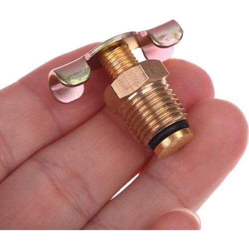 1pc Brass Air Compressor Water Drain Valve1/4" NPT 30x24mm For Piston Compressor