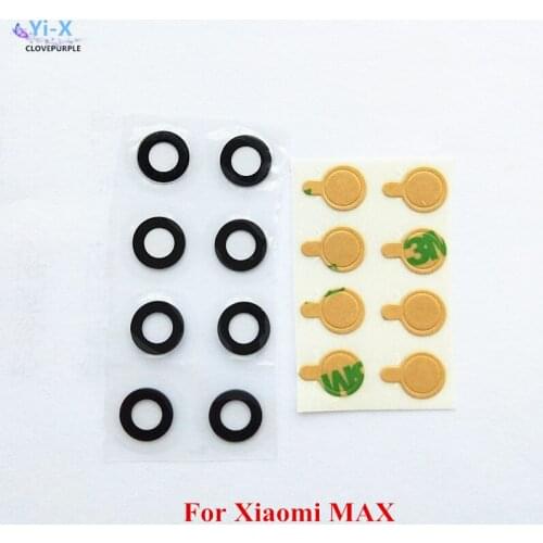 10PCS/Lot For Xiaomi Max Mi Max New Rear back Camera Glass Lens Cover Repair Parts With Adhesive Sticker for MI Max
