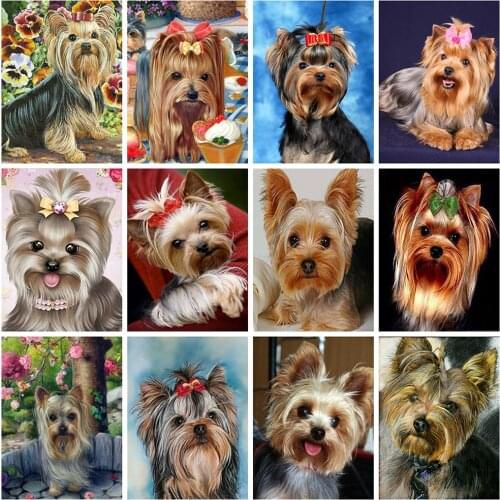 5D DIY Diamond Painting Set Dog Full Square Diamond Embroidery Mosaic Animals Sale Rhinestone Pictures Cross Stitch Home Decor