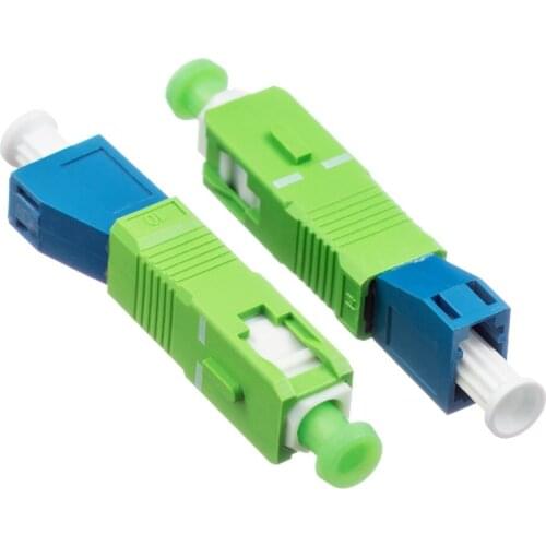 Free Shipping 5pcs/lot SC/APC-LC/UPC Singlemode Optical Adapter SC Male to LC Female Fiber Optic