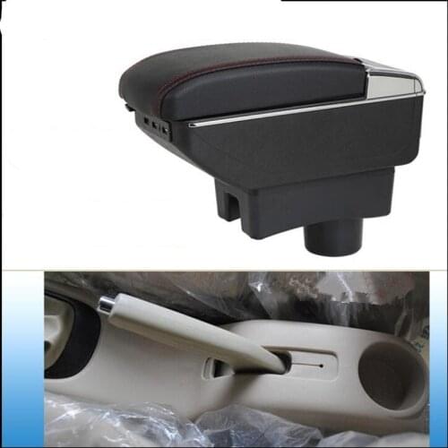 Car armrest central Store content Storage box with cup holder ashtray accessories for Chery A13 Very Celer fulwin 2 2008-2012