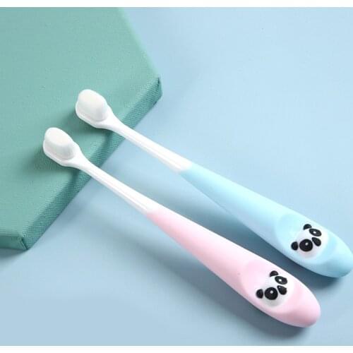 Baby Cute Soft-bristled Toothbrush for Children Teeth Cartoon Animal Panda Training Toothbrushes Baby Dental Care Tooth Brush