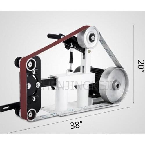 Electric Sanding Machine Desktop 220V Sandpaper Grinding Machine Abrasive Belt Polishing Tools Belt Grinder Sander Sharpener