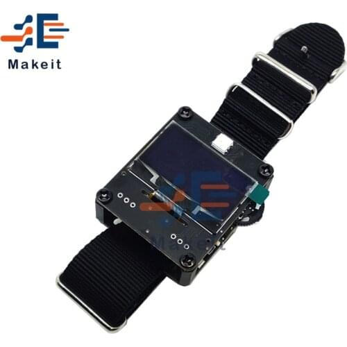 ESP8266 Wifi Watch Programmable Development Board Wearable OLED Display ESP-12F Wifi Development Board Smart Watch for Arduino