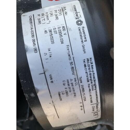 Germany imported brand fan lossen REt15 2 v - 170 - a 400 v high temperature fan