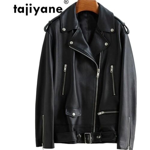 Leather Genuine Real Jacket Coats Women Clothes Sheepskin Coat Female Short Motos Womens Cloting 2021 B20D01009WPY499