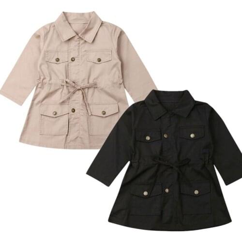 New Infant Baby Girl Kid Jacket Coat Warm Children Top Suit Autumn Winter Clothes