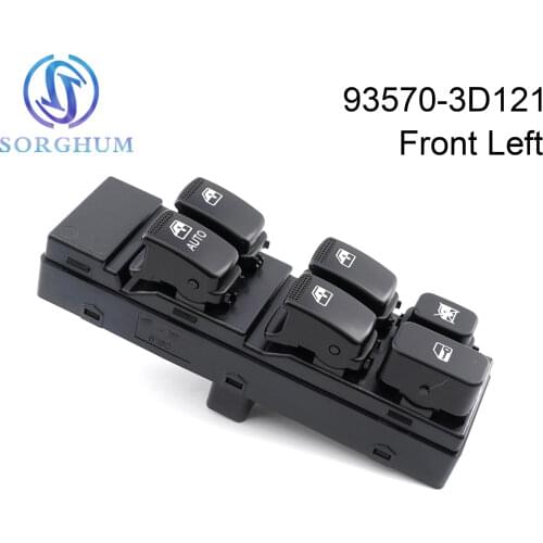 Door Lock Power Window Master Main Control Switch Left for Hyundai Sonata 2003 2004 left drive 93570-3D121 935703D121