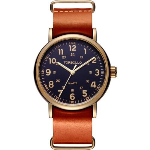 High Quliaty Original Brand New Mens Watch Gold Black Casual Women Suited Wrist Watch Water Resistance