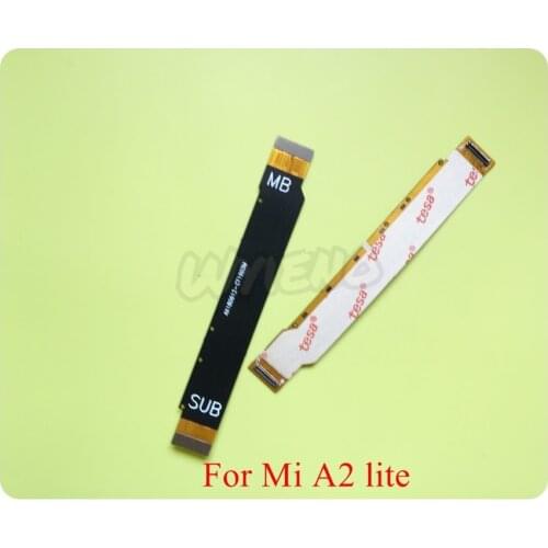 Wyieno 10Pcs/Lot Redmi6Pro Main LCD Ribbon For Xiaomi A2 Lite Mainboard Motherboard Connect Flex Cable Repair Parts
