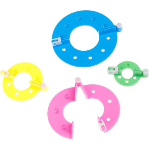 1/8pcs Pompom Maker Kit Knitting Crafts Different Sizes Plush Ball Making Tools