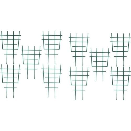 10 Pcs Climbing Plants Support Mini Plastic Plant Trellis DIY Garden Potted Growing Support for Climbing Plants Vine