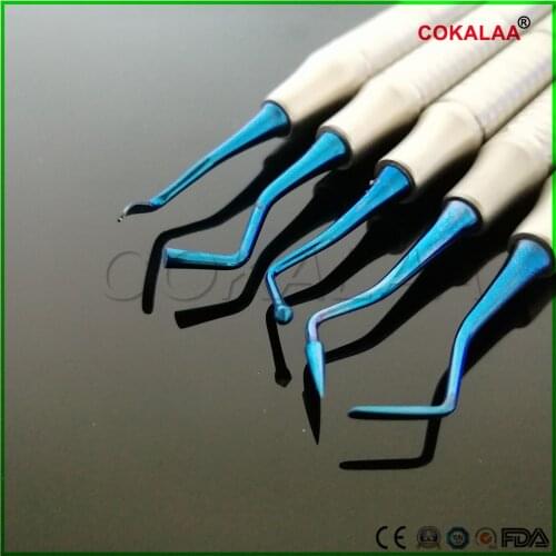 High Quality 5PC/SET Dental Tool Stainless Steel gingival separator Dentist Teeth Clean Hygiene Picks Scaler Oral Care