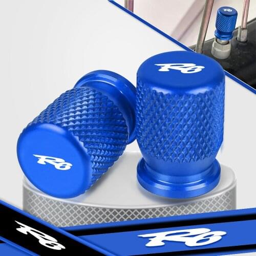FOR YAMAHA R6 YZF-R6 1999 2000 2001 2002 2003 2004-2019 2020 2021 Aluminum Tire Valve Air Port Cover Caps Motorcycle Accessories